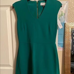 NWT Closet Vibrant Green Midi Dress